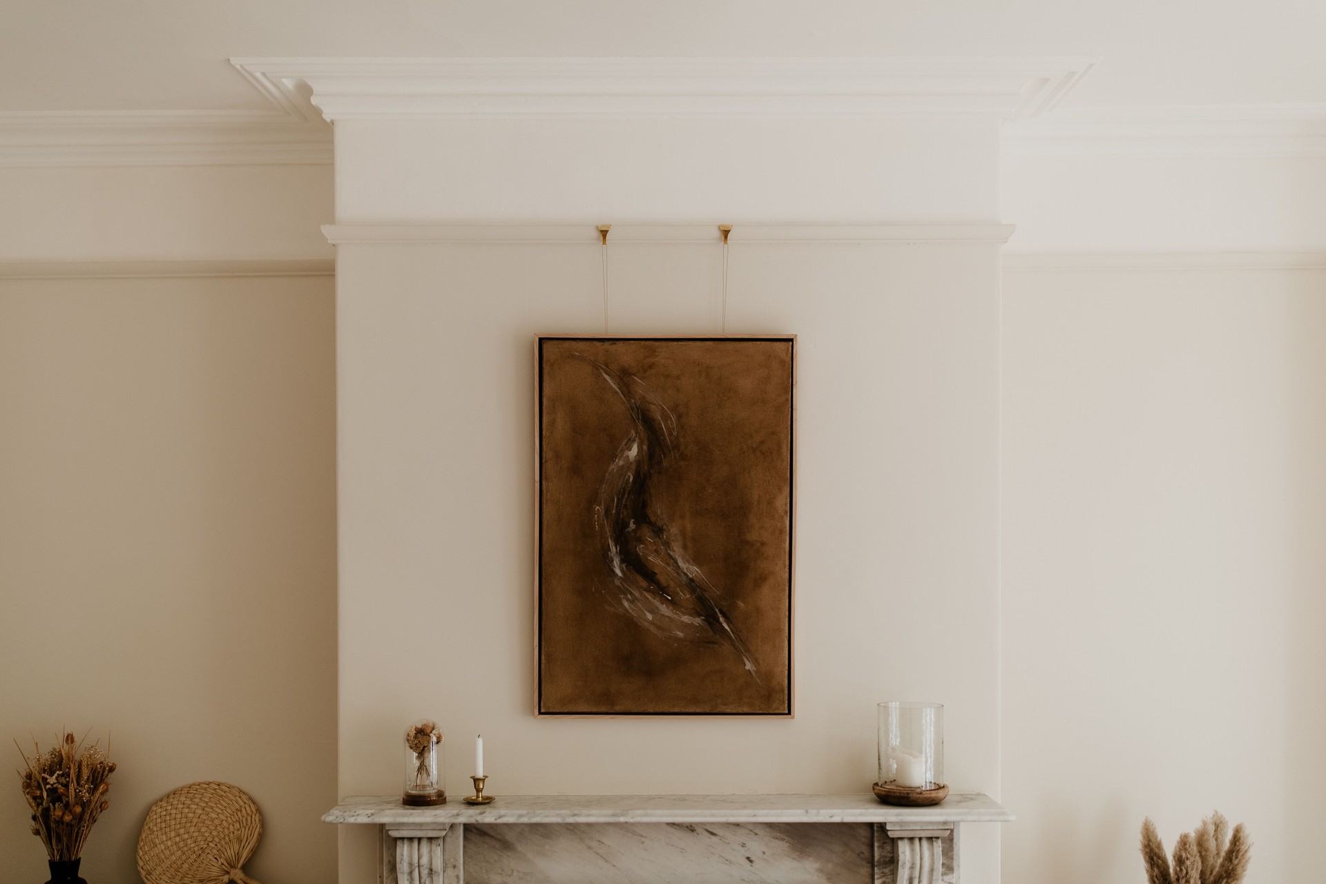 Kleine decoratieve muurprint in haarscherpe kwaliteit, perfect voor interieurdecoratie.