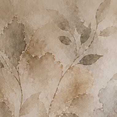 Detail: bladeren in aquarel