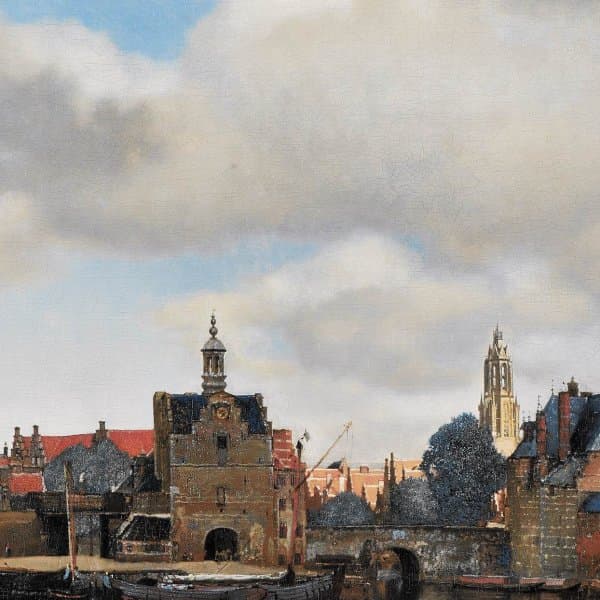 Detail: Gezicht op Delft