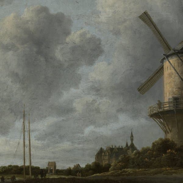 Detail: De molen bij Wijk bij Duurstede