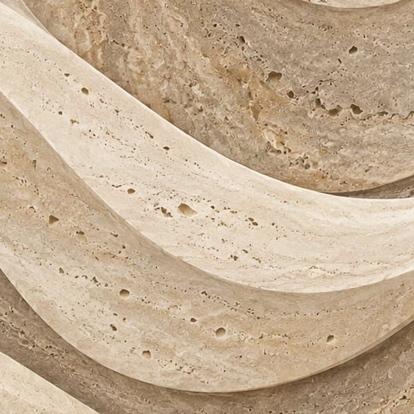 Detail: travertinbanen