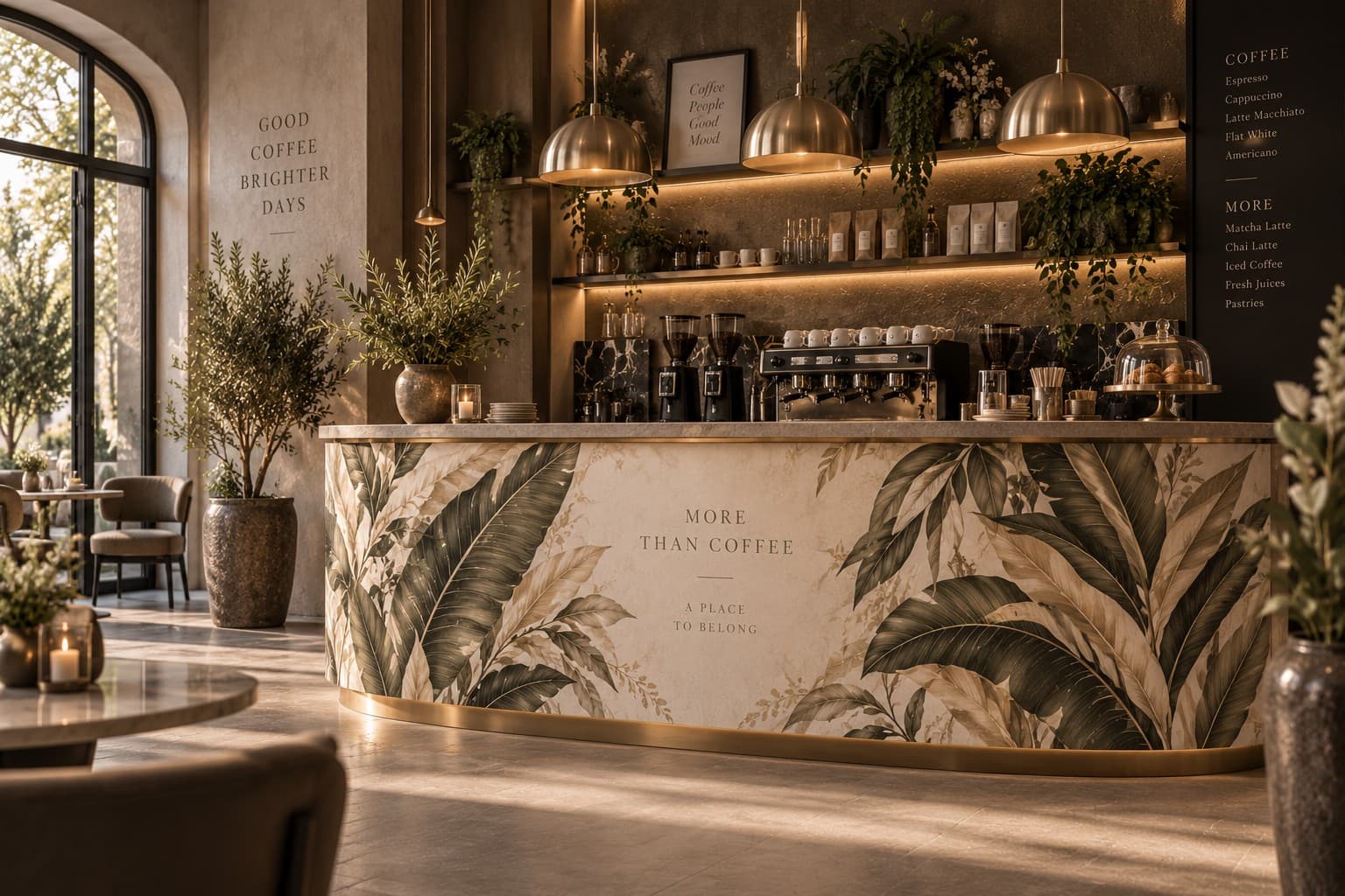 Retail & Hospitality: een bedrukt barfront of displaypaneel